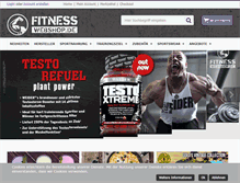 Tablet Screenshot of fitnesswebshop.de